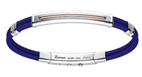 Bracelet Zancan Man  Robikevlar in Silver EXB758R-BL - EXB758R-BL